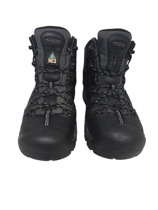 Keen Utility Men\'s Pittsburgh Energy Waterproof Work Hiker Black Size 12D